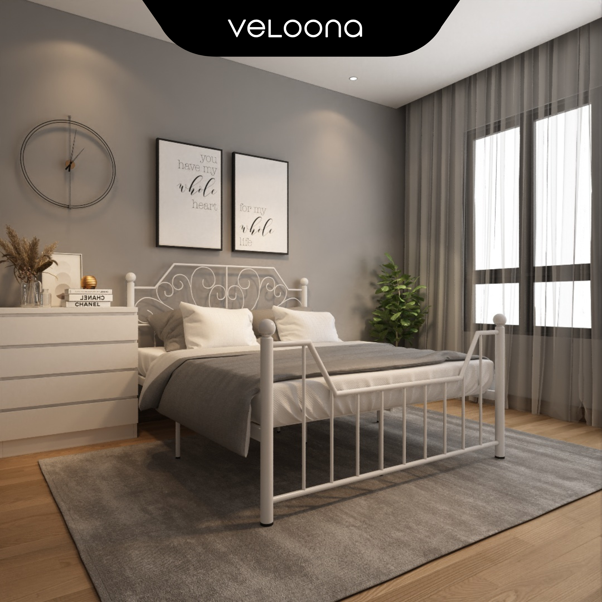 Palace Metal Bed King Size