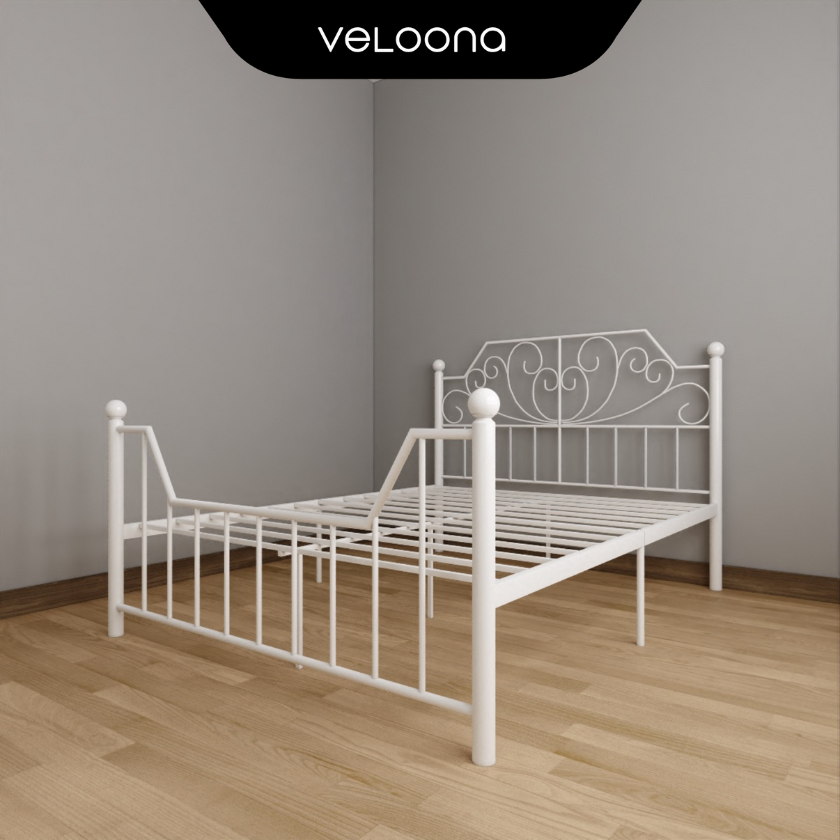 Palace Metal Bed King Size - Product Image 3