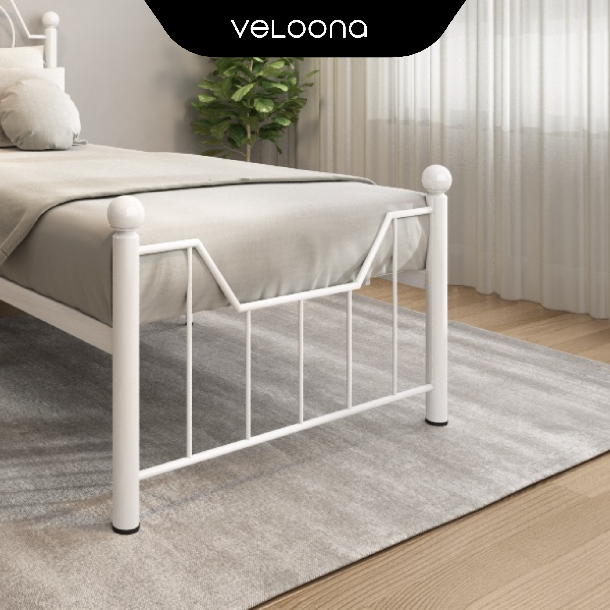 Palace Metal Bed Single Size