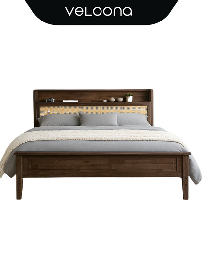 Ichiro Queen Size Wooden Bed