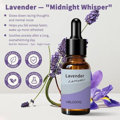 VELOONA Buy 2 Free 2  [220ML Mini Diffuser + Premium Essential Oil] | Clear Mind, Calm Mood & Daily Relaxation | Essential Oil Aromatherapy Anti-Stress Starter Value Package