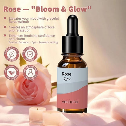VELOONA Buy 4 Free 2  [300ml Lava Diffuser + Premium Essential Oil] | Hotel-Inspired Scent, Deep Relaxation & Stress Relief | Essential Oil Aromatherapy SRRS-Dream Value Package