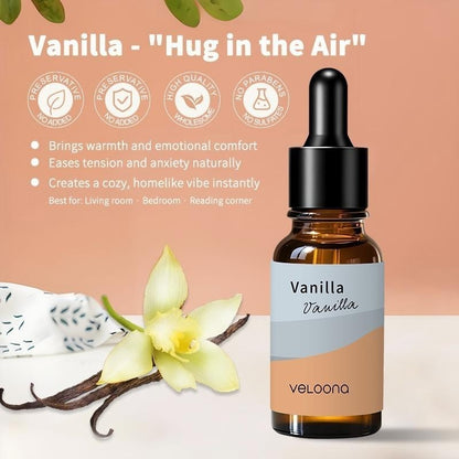 VELOONA Buy 2 Free 2  [220ML Mini Diffuser + Premium Essential Oil] | Clear Mind, Calm Mood & Daily Relaxation | Essential Oil Aromatherapy Anti-Stress Starter Value Package