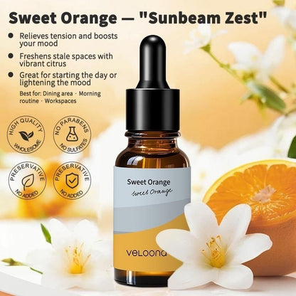 VELOONA Buy 2 Free 2  [220ML Mini Diffuser + Premium Essential Oil] | Clear Mind, Calm Mood & Daily Relaxation | Essential Oil Aromatherapy Anti-Stress Starter Value Package