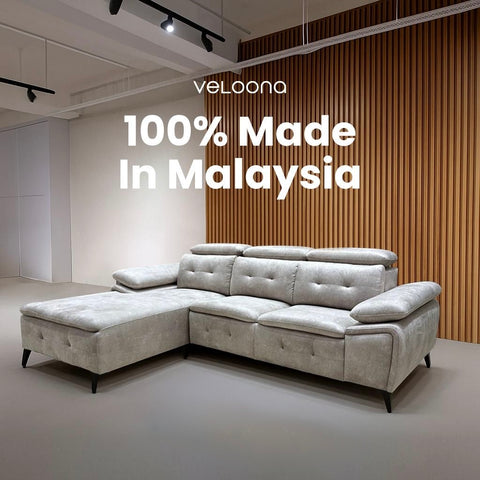 Norman L Shape Sofa Set Fabric