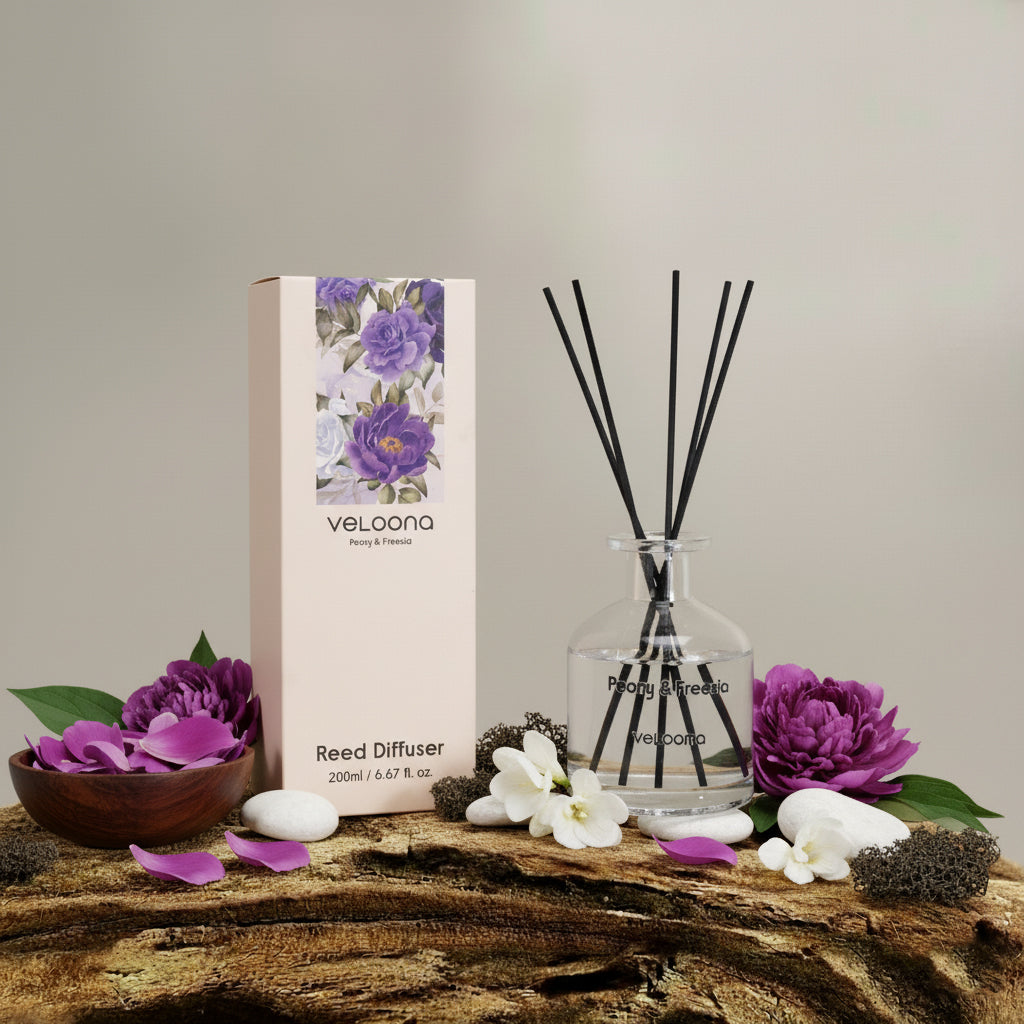 PEONY & FREESIA REED DIFFUSER 200ML - Main Product Image