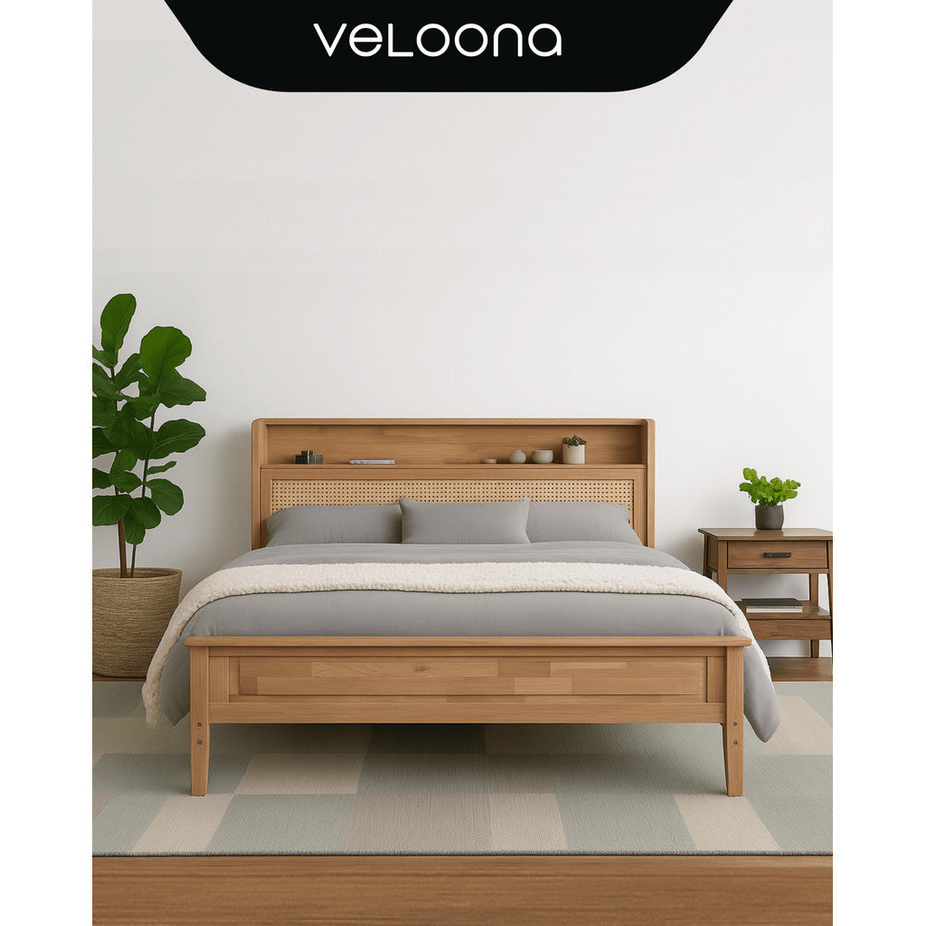 Ichiro Queen Size Wooden Bed