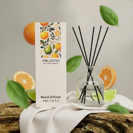 LIME & BASIL & MANDARIN  REED DIFFUSER 200ML