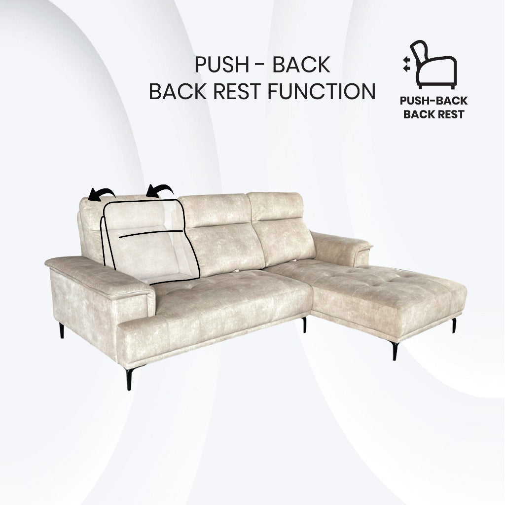Modena Adjustable L Shape PUSH BACK - Product Image 11