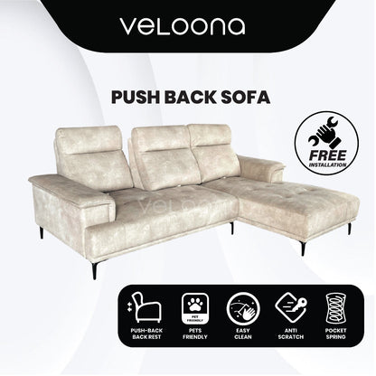 Modena Adjustable L Shape PUSH BACK - Product Image 2