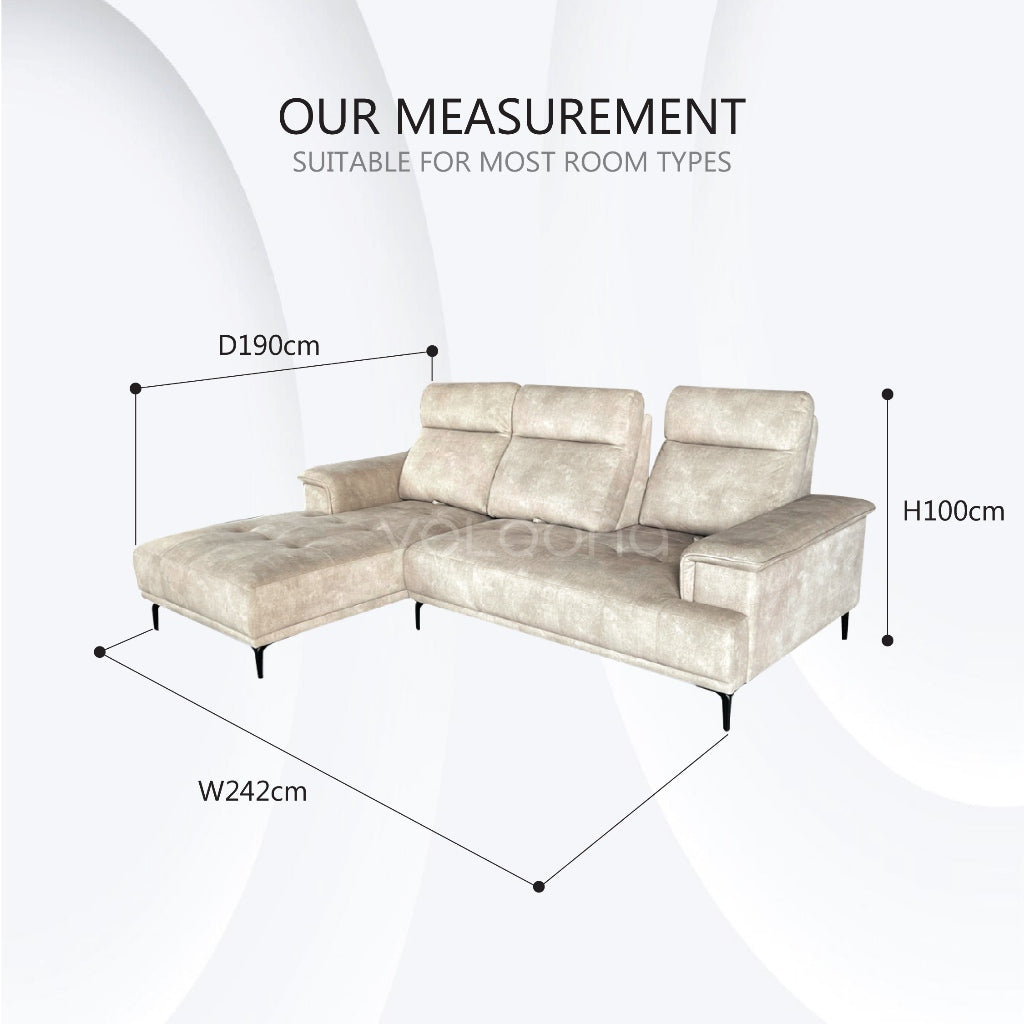Modena Adjustable L Shape PUSH BACK - Product Image 8