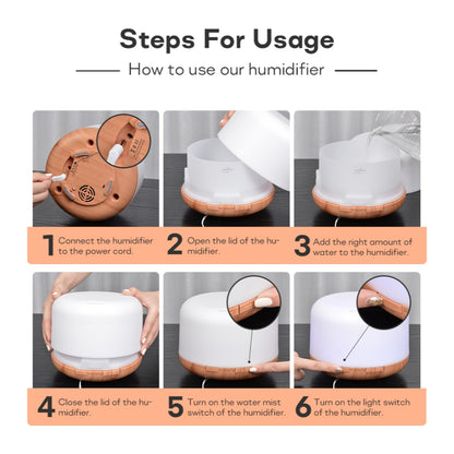 MOJU Humidifier Diffuser Natural+White