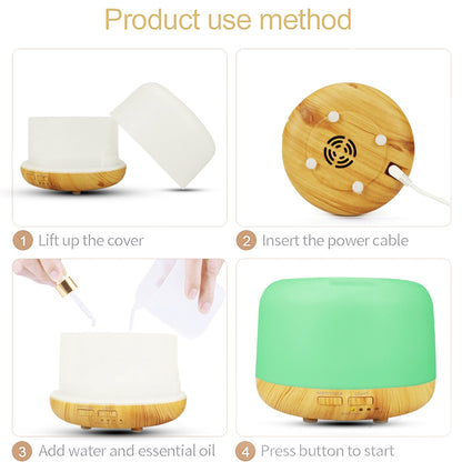 MOJU Humidifier Diffuser Natural+White