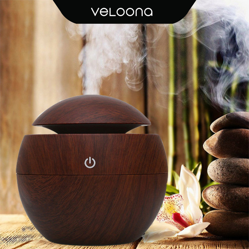 Orvica (Dark Brown) 130ML Aroma Diffuser & Humidifier