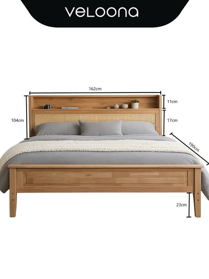 Ichiro Queen Size Wooden Bed